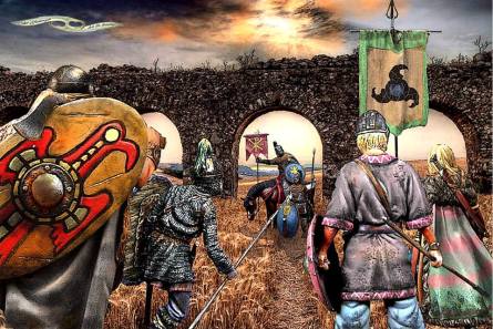 visigodos entrando en el imperio